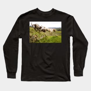 Leaping off a Long Barrow Spinoni Long Sleeve T-Shirt